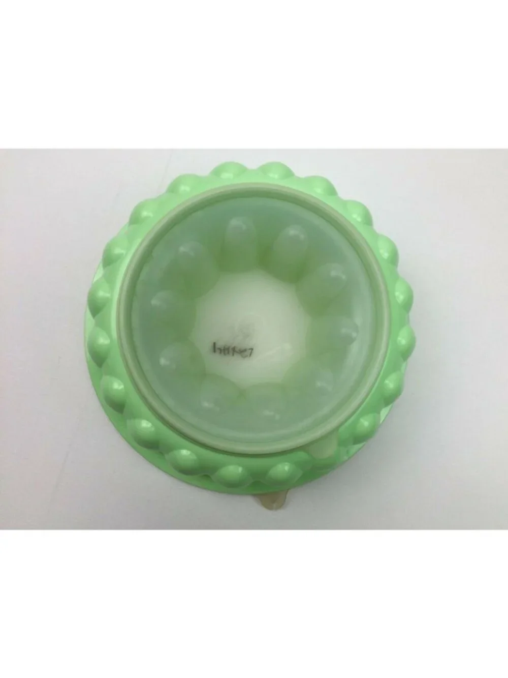 Vintage Tupperware Mint Green Jello Mold Ring 1202 Insert 1201 Lid 1203